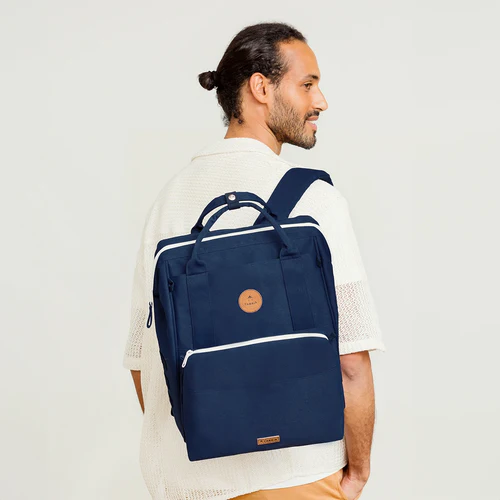 Chambery navy blue changing bag