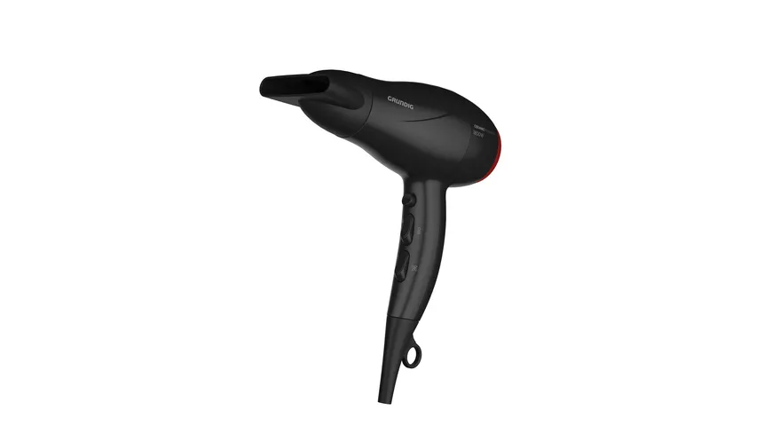 GRUNDIG Haartrockner HD 3700 B schwarz, kirschrot