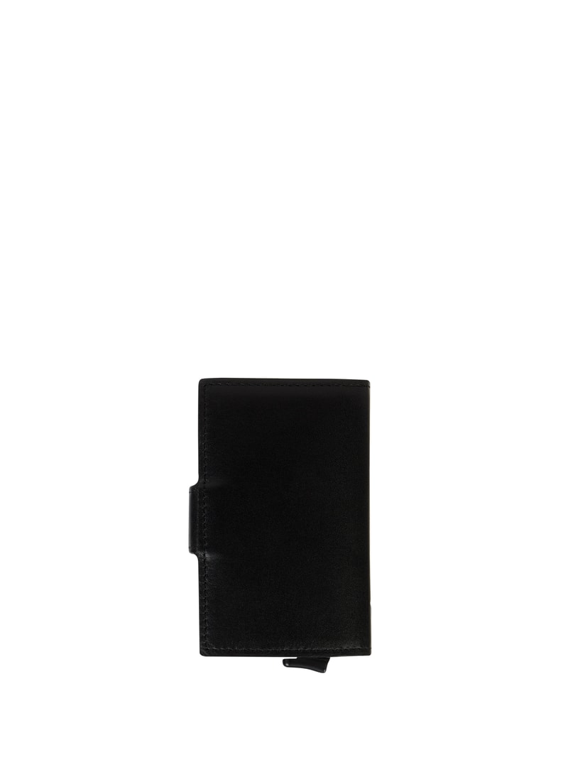 Kartenetui aus Leder Modell 'Carter c-two' in schwarz