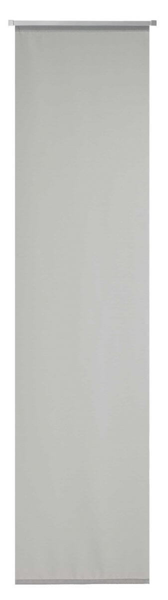 Neutex Schiebevorhang Saros mit Alupaneelwagen Grau 60 x 245 cm