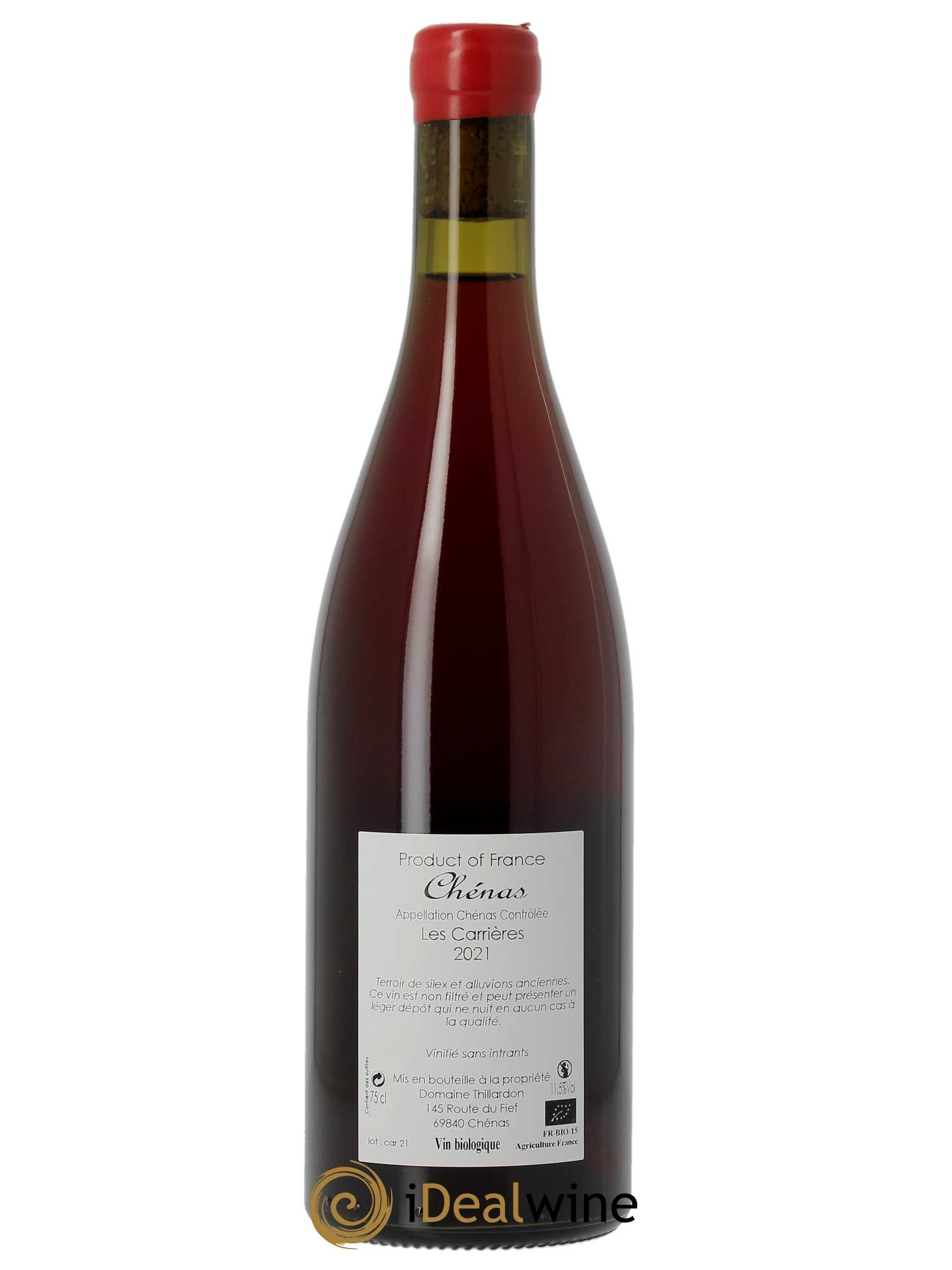 Chénas Les Carrières Paul-Henri Thillardon  2021 - Lot de 1 Bouteille