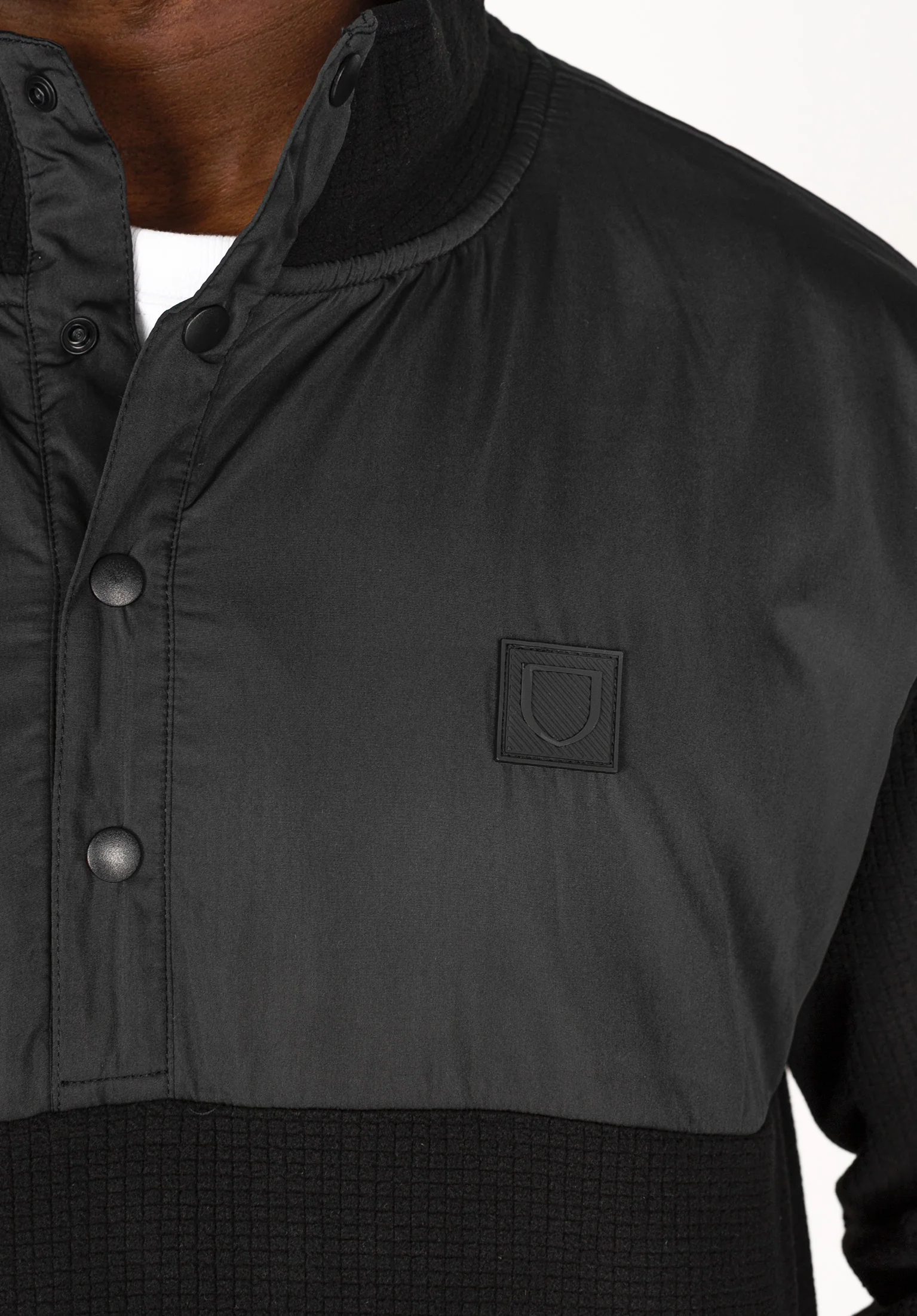 Micro Fleece X Mock Neck