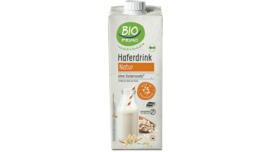 BIO PRIMO Bio Haferdrink Natur 1 l