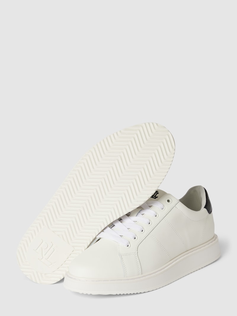 Sneaker mit Logo-Stitching Modell 'ANGELINE' in weiß