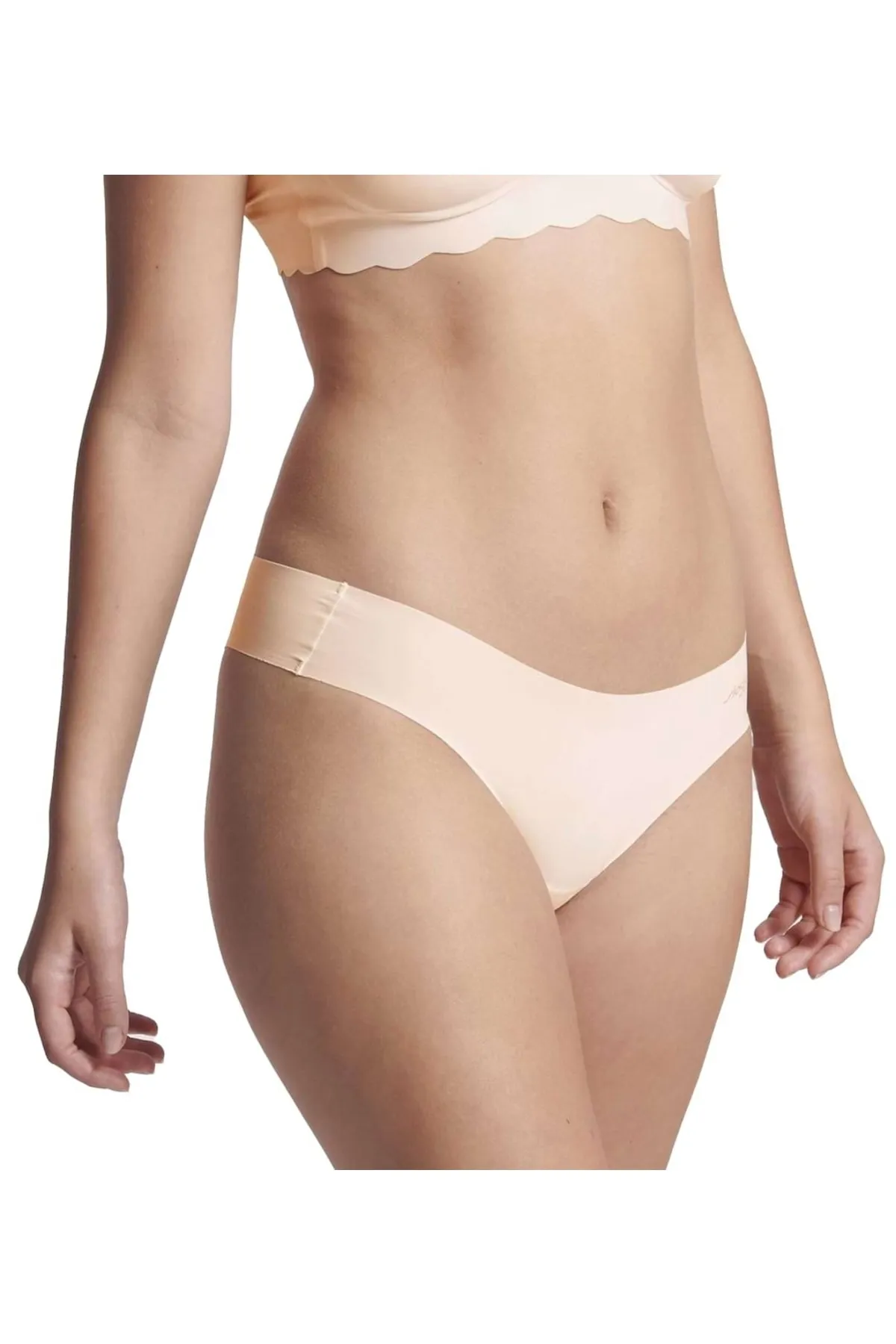 SLOGGI  Damen String, 2er Pack - Zero Microfibre 2.0 Hipstring, Mikrofaser, einfarbig