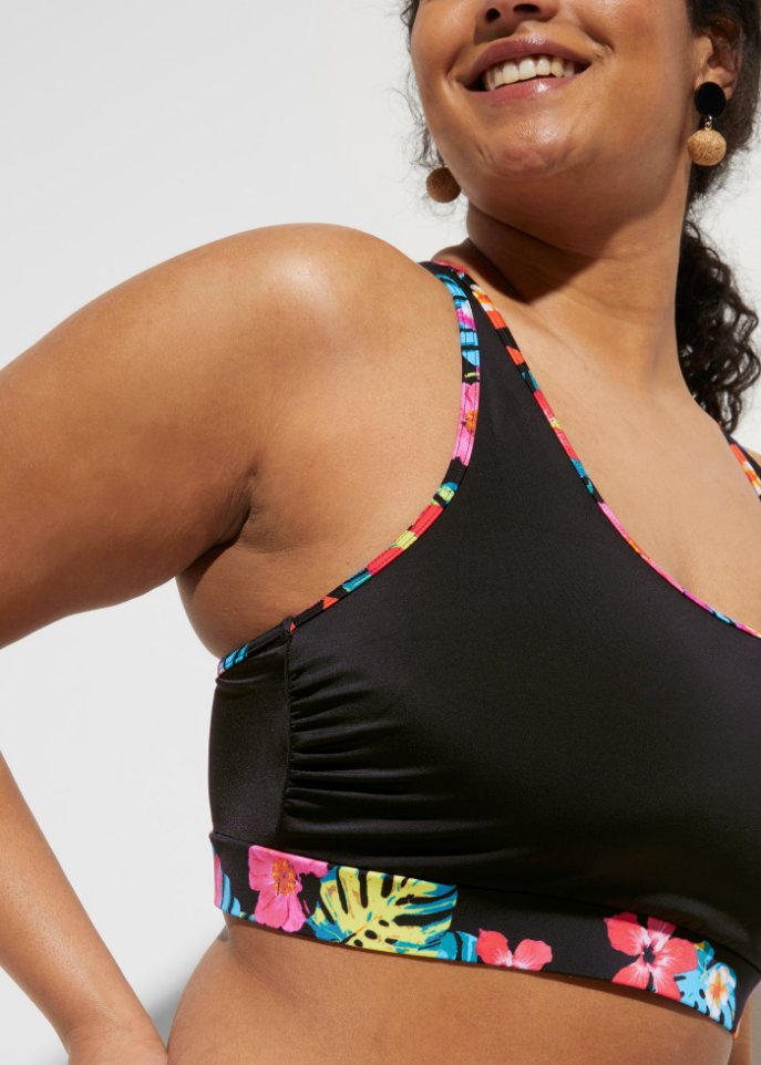 Bustier Bikini Oberteil aus recyceltem Polyamid