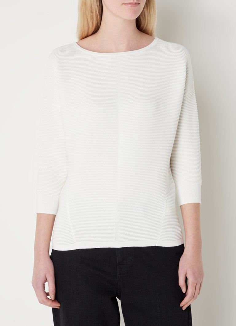 Pulover Phase Eight Nellie Ripple, ivory, mărimea XS
