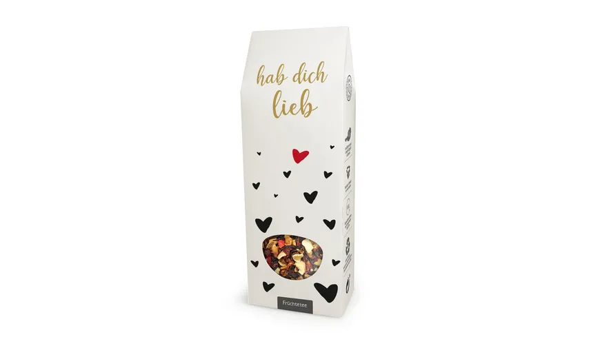 HOME by Berner Teebox Erdbeer & Orange Hab dich Lieb 100 g