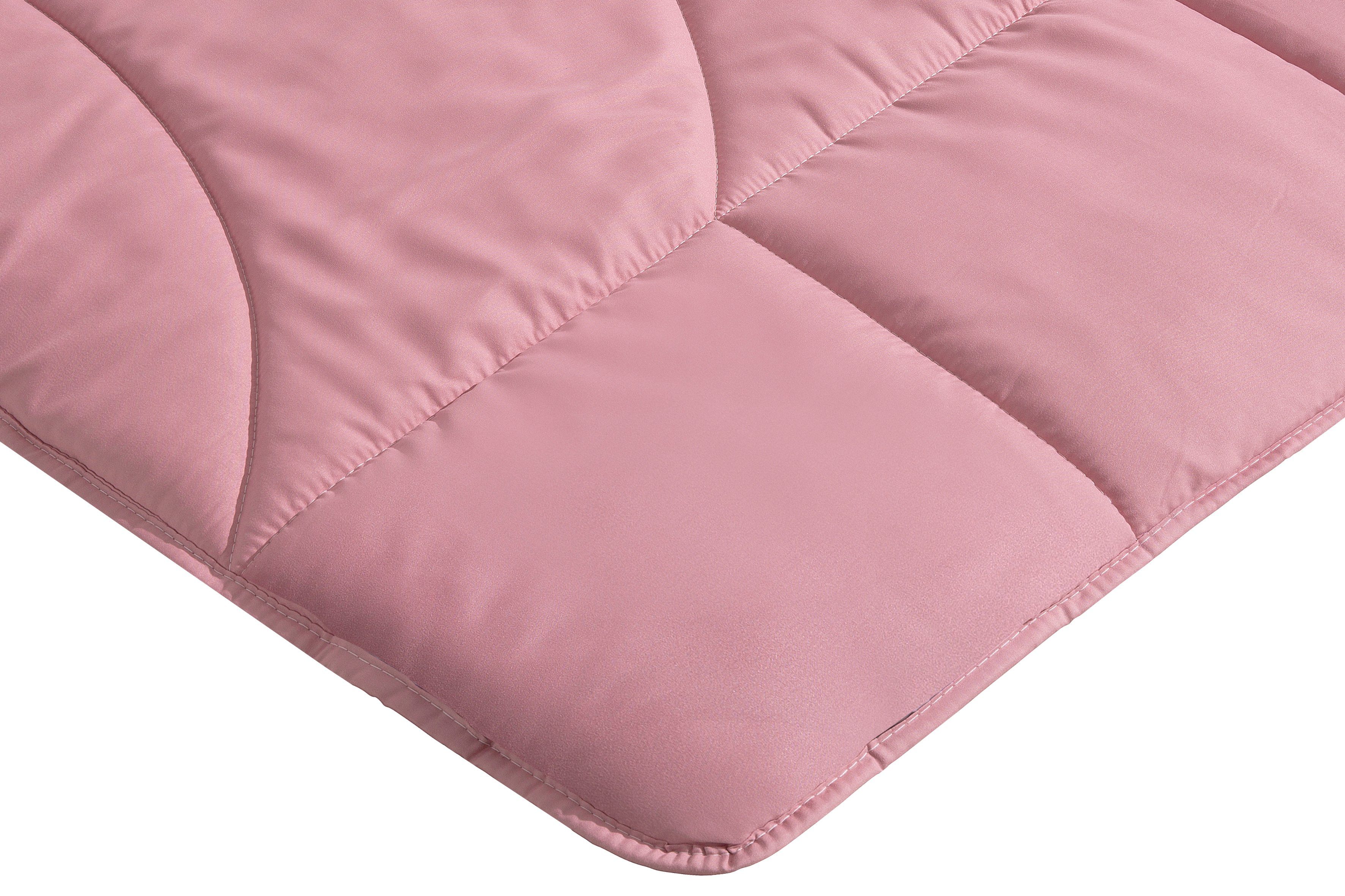 Steppbett + Kopfkissen, Microlux, my home, Füllung: 3D-Klimafaser (Bettdecke), 3D-Faserbällchen (Kopfkissen), Bezug: Microfaser-Feinbatist samtweich, Kopfkissen in 2 größen und 4 Farben (40x80, 80x80)