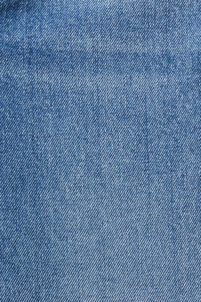 Jeans mit geradem Bein und mittlerer Bundhöhe