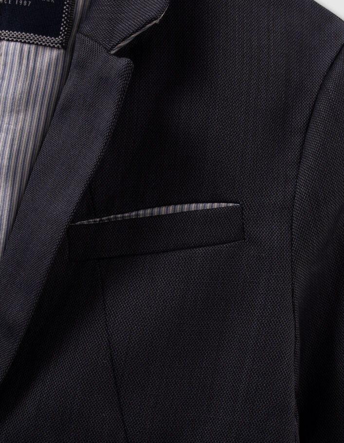 Veste de costume marine faux-uni garçon
