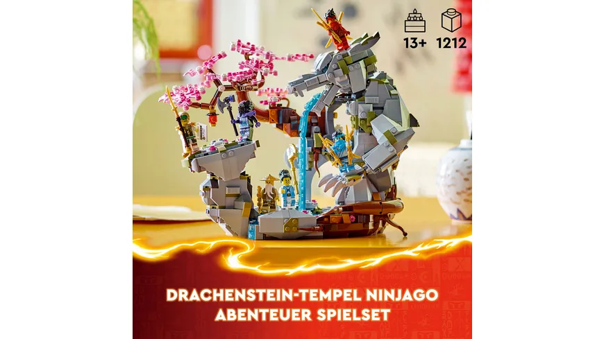 LEGO NINJAGO 71819 Drachenstein-Tempel