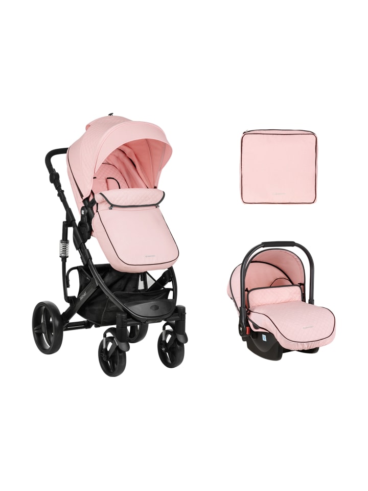 Kikkaboo Kombikinderwagen 3 in 1 Beloved in rosa günstig kaufen onesize