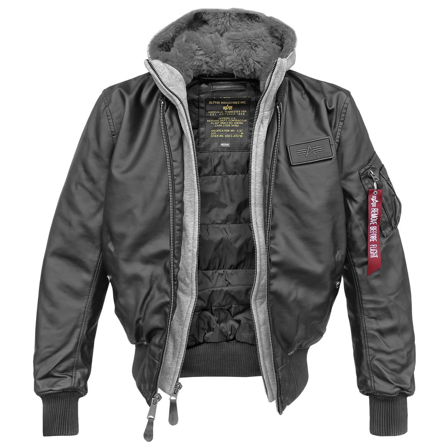 Lederjacke MA1 D-Tec
