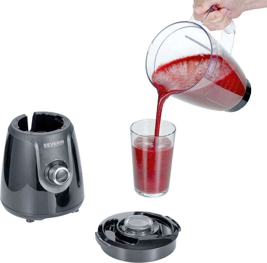 Severin Standmixer SM 3707, 600 W, frischer Vitamingenuss auf Knopfdruck