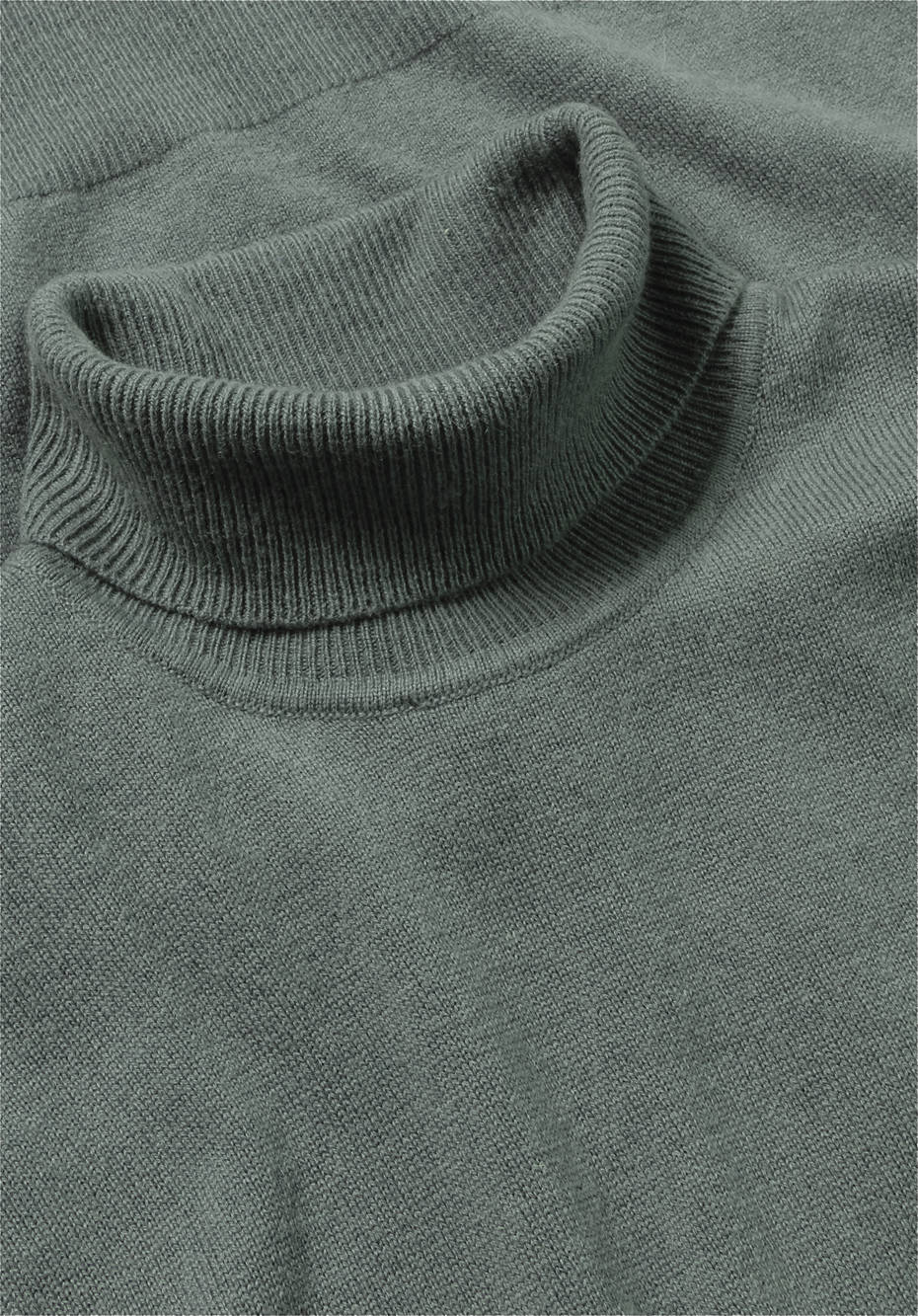 Rollkragen-Pullover aus Schurwolle mit Kaschmir
