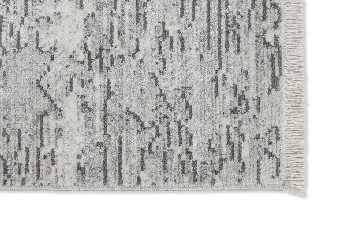 Joop! Webteppich Faded Cornflower Silber 170 x 240 cm