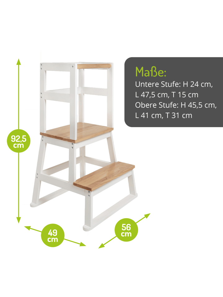 BOMI Lernturm Swubi in Natur / weiß günstig kaufen onesize