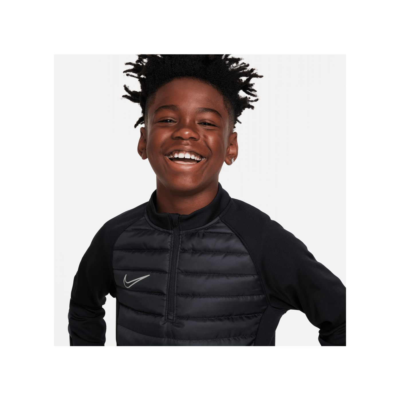Nike Academy 23 Therm-FIT Drill Top Kids Schwarz F010