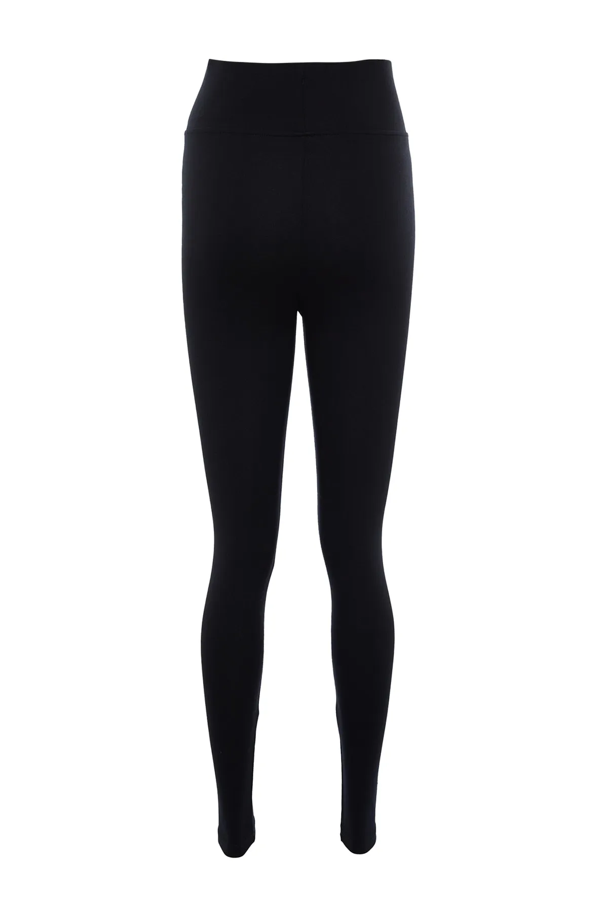 Trendyol Collection  Marineblaue Strick-Leggings mit hoher Taille und elastischem Bund TWOAW20TA0087