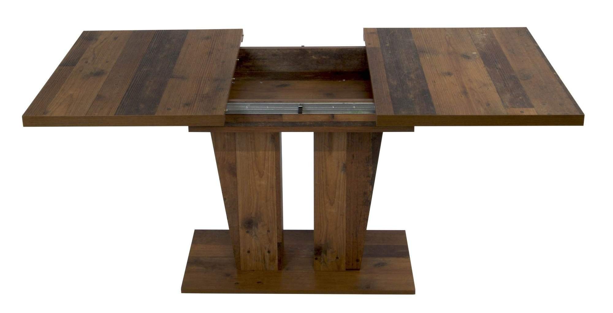 Trendmöbel24 Eckbankgruppe Eckbank Eckbankgruppe Essgruppe MILANO 150 x 180 cm Old Wood Vintage, (4-tlg)