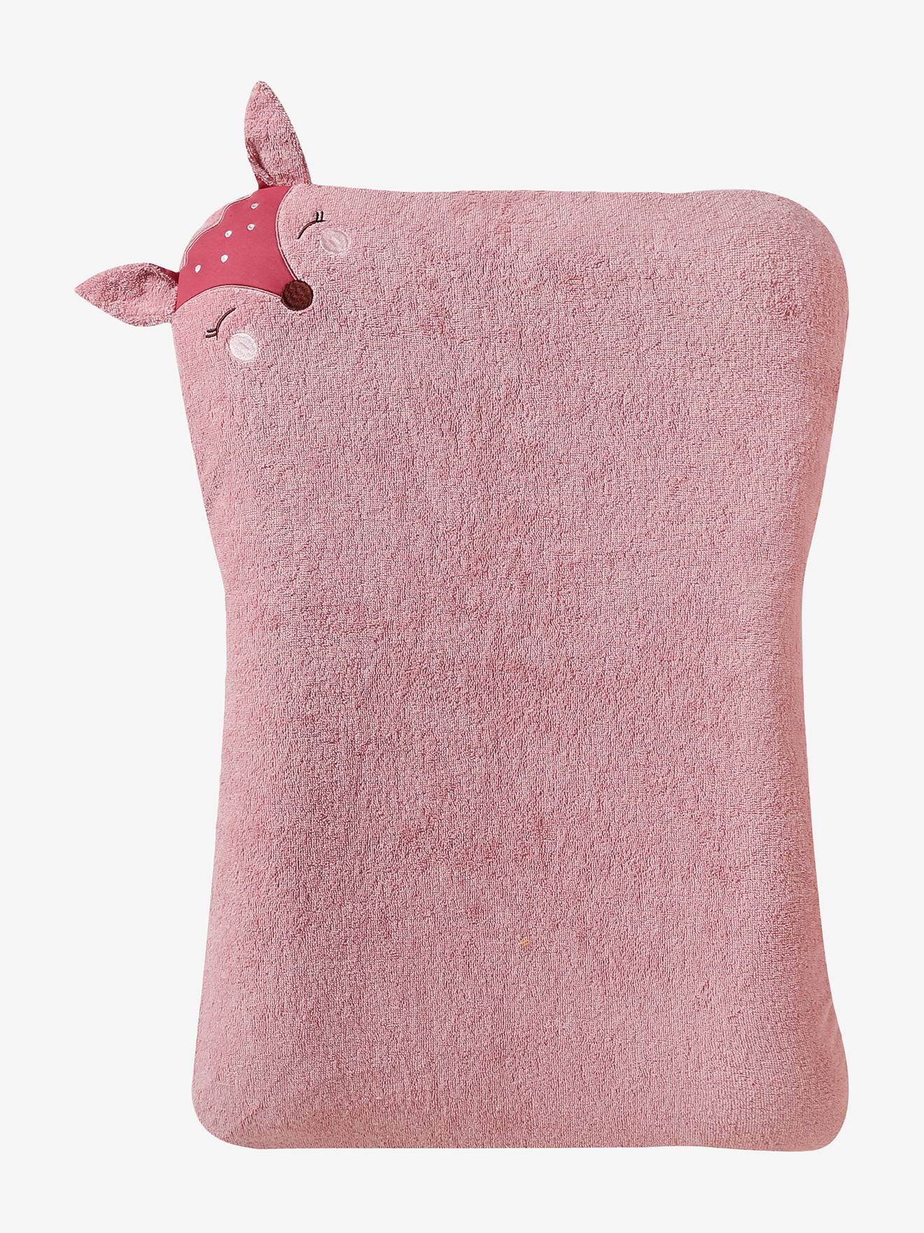 Vertbaudet 2er-Set Frottee-Schonbezüge für Baby Wickelauflage, personalisierbar - karamell bär