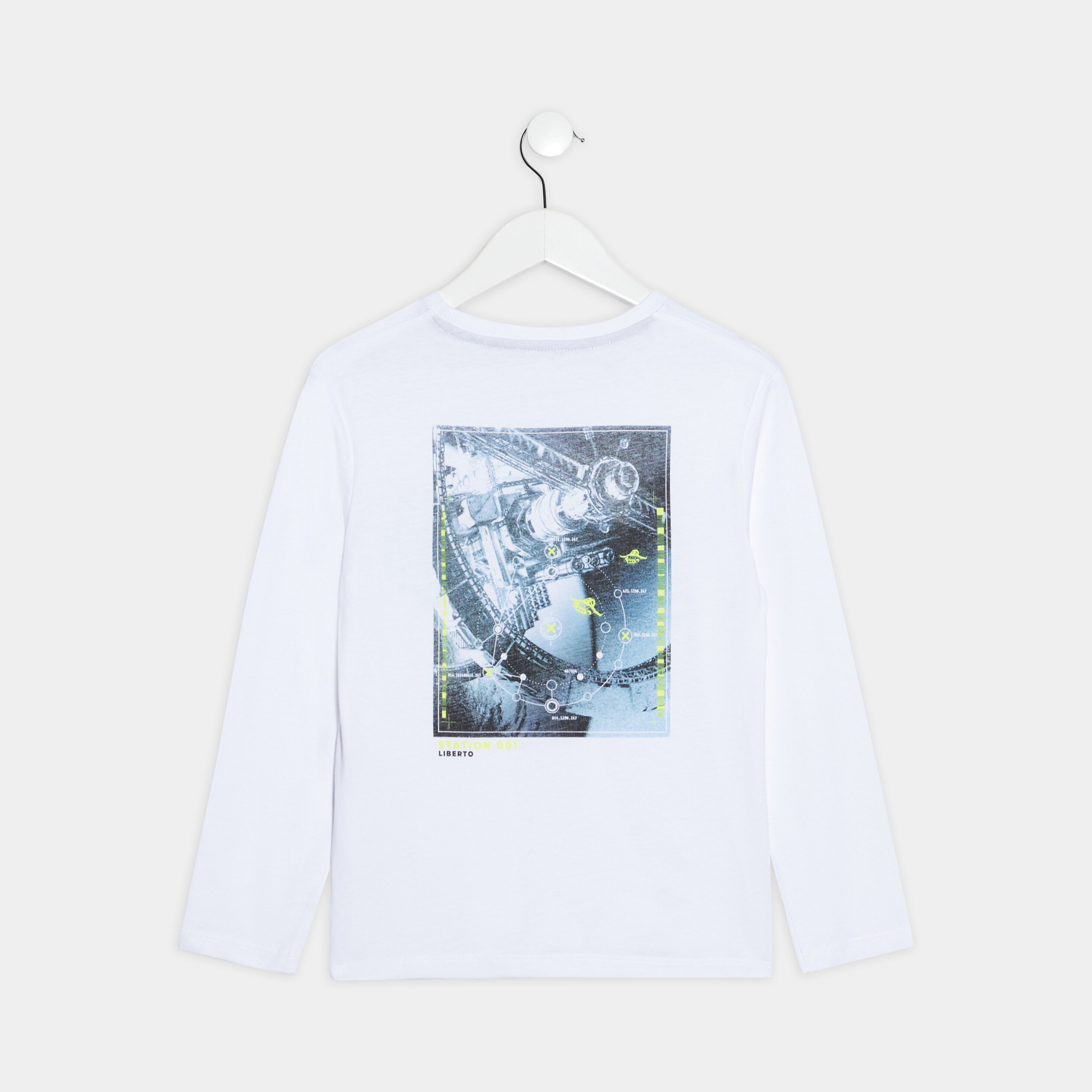 T-shirt Liberto blanc garçon | La Halle
