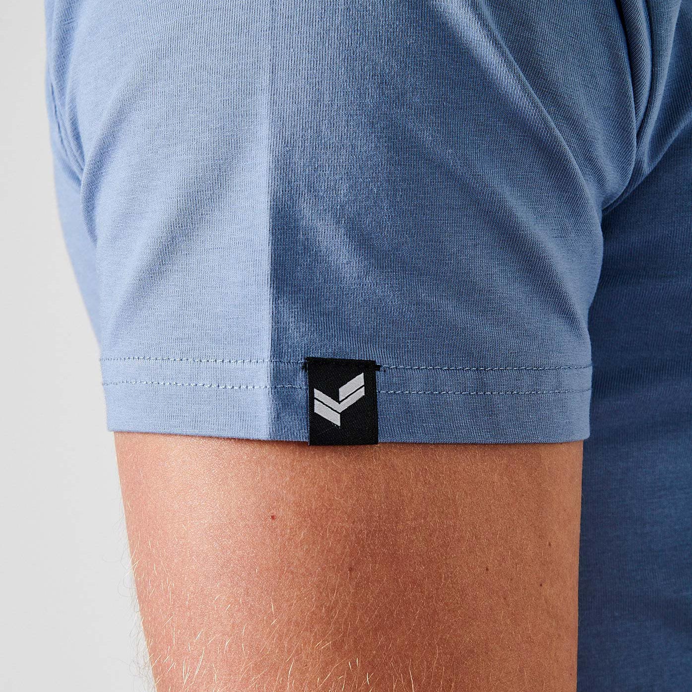 NIRAJ  T-shirt bleu homme