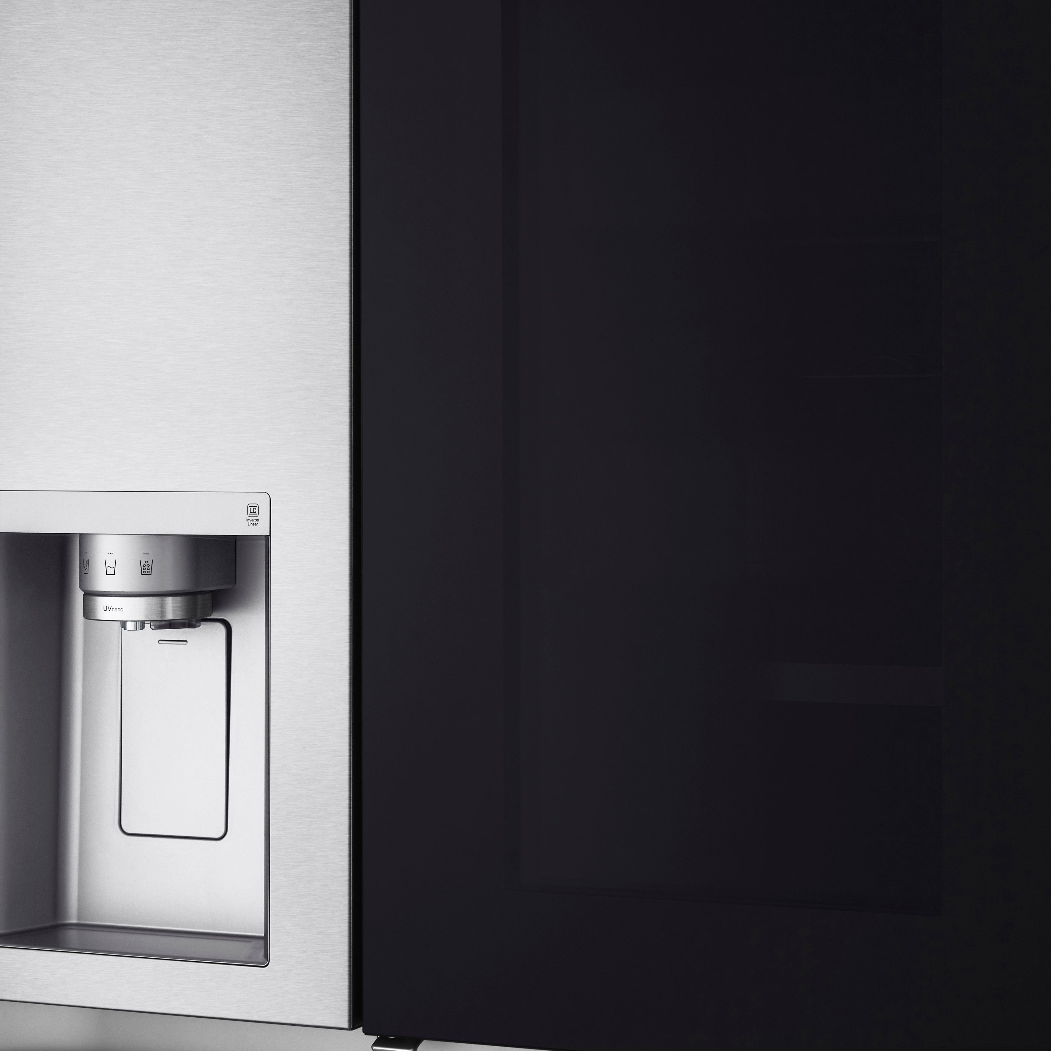 LG Side-by-Side GSXV90BSDE, 179 cm hoch, 91,3 cm breit, Craft Ice Bereiter, InstaView™