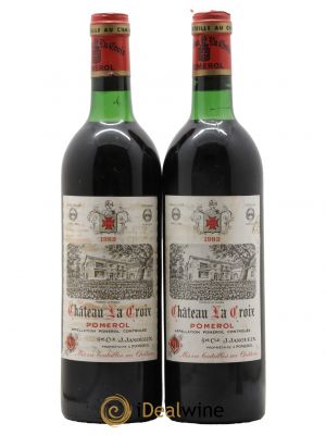 Château la Croix  1982 - Lot de 2 Bouteilles