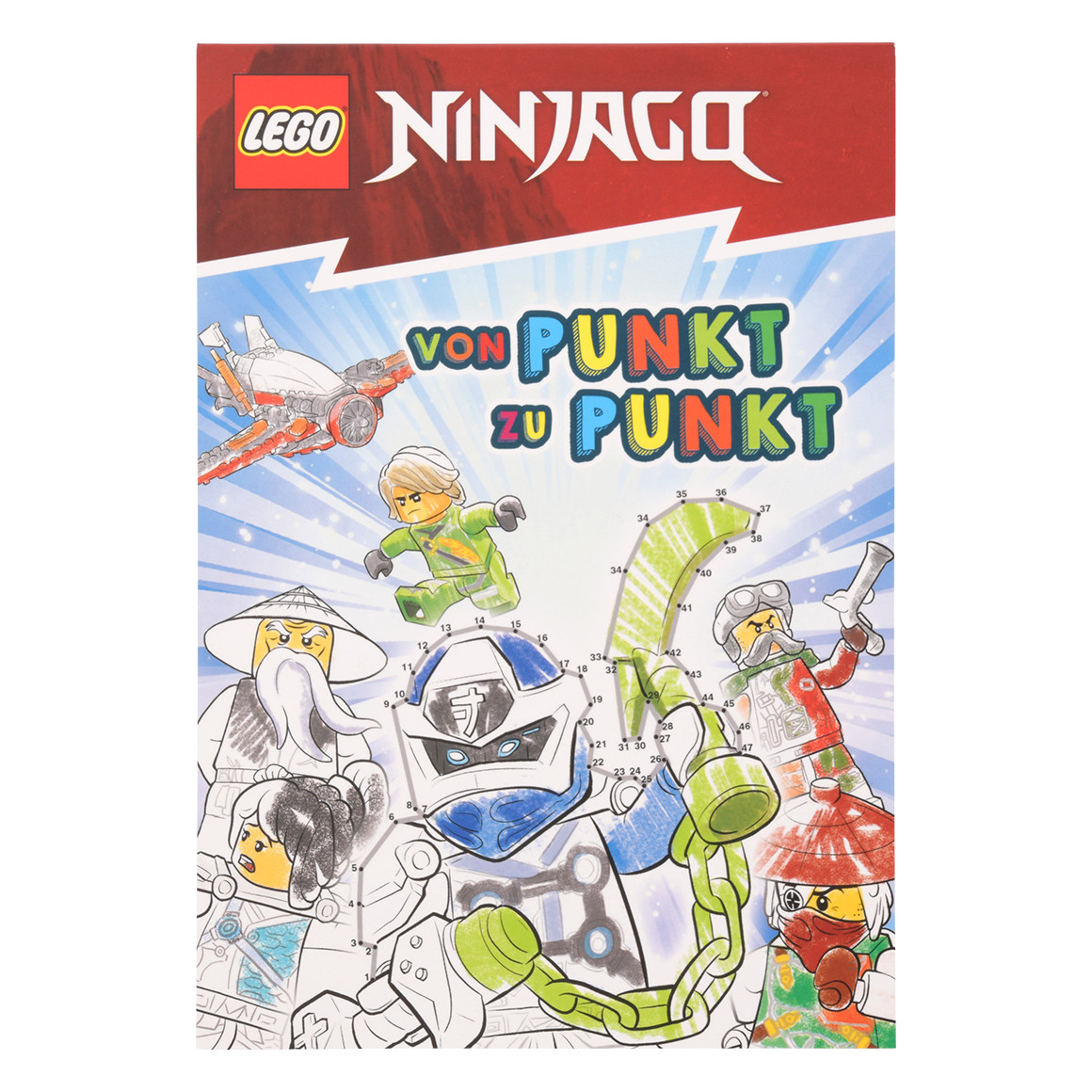 LEGO Ninjago Malblock von Punkt zu Punkt