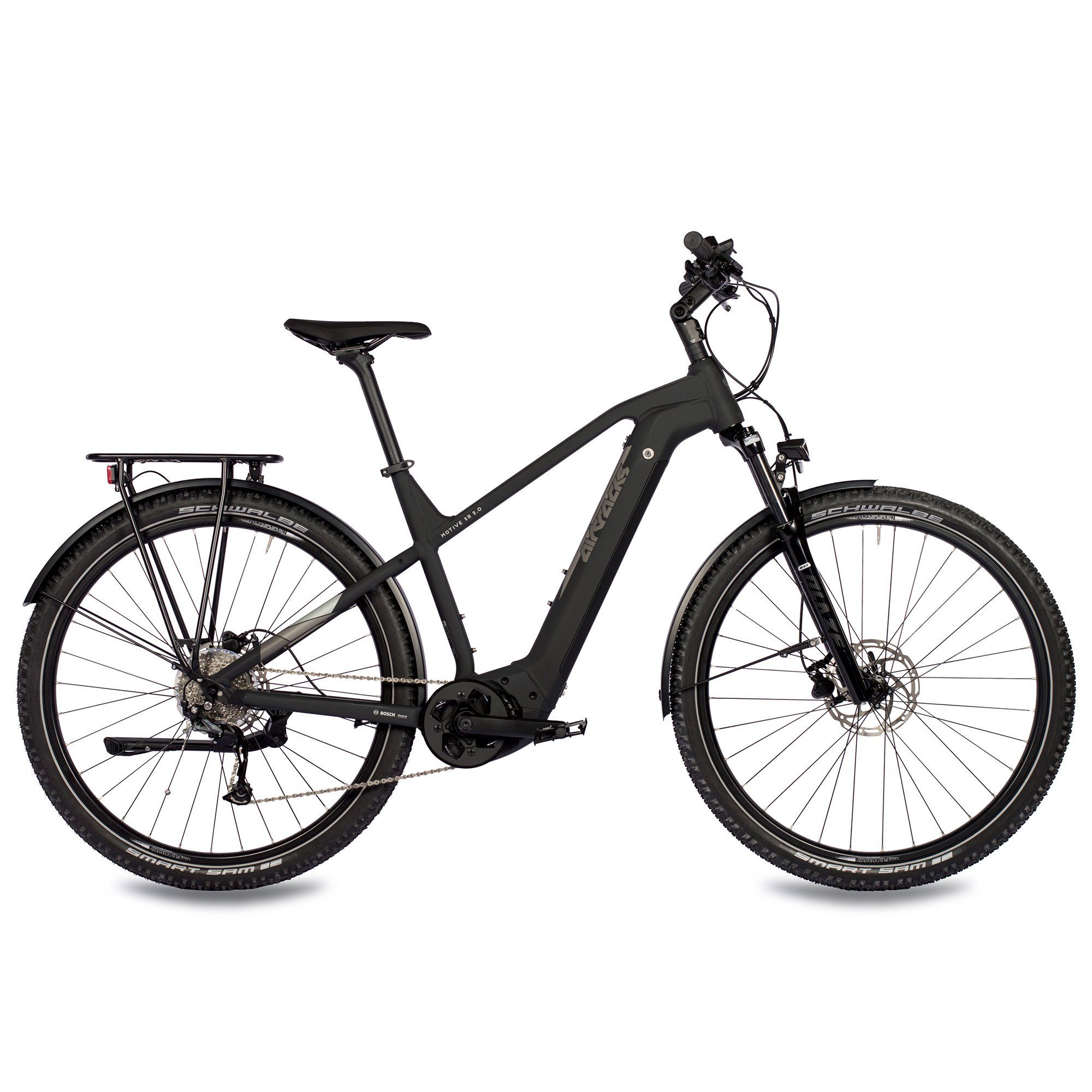Airtracks E-Bike 29 Zoll E-BIKE BOSCH PERFORMACE LINE CX 625Wh Herren E-SUV MTB, 9 Gang, Kettenschaltung, 625,00 Wh Akku, Mountainbike MOTIV SR.2.0 Shimano RD-M-2000 - 49 - 53 cm - Mod. 2023