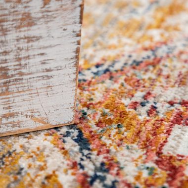 Teppich Wohnzimmer Teppich Kurzflor In Marokkanischem Design, TT Home, rechteckig, Höhe: 12 mm