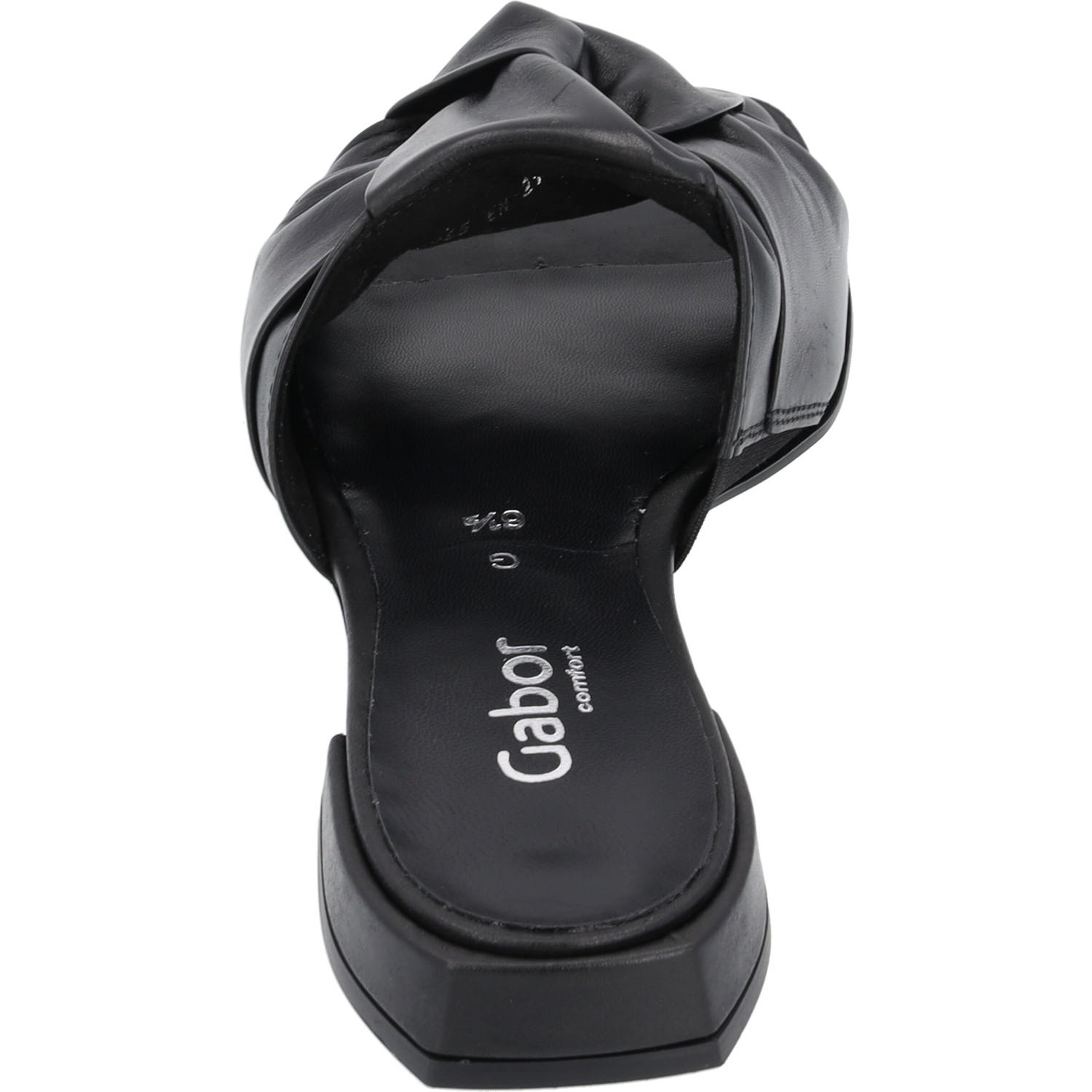 Gabor Comfort 2.803, Plateau-Pantoletten, Damen, schwarz (LDS)