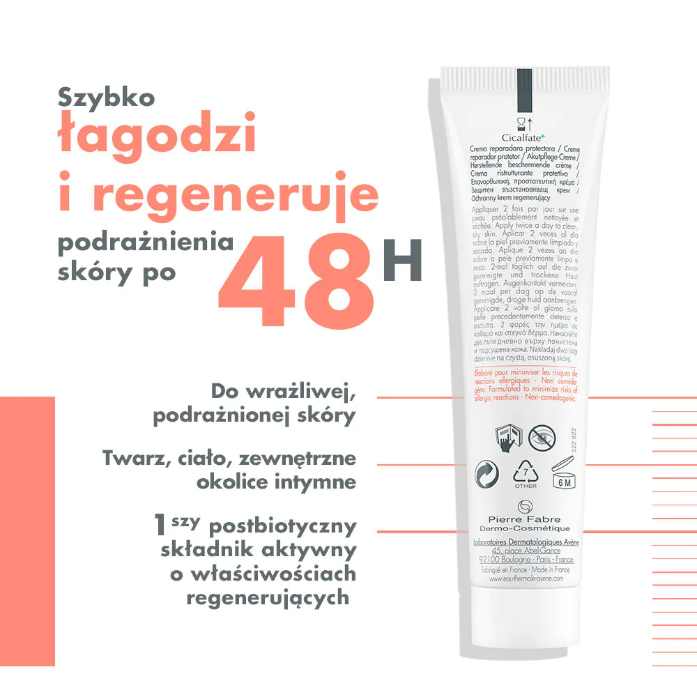 Avène Cicalfate+ Regenererende Beskyttende Creme, 100 ml