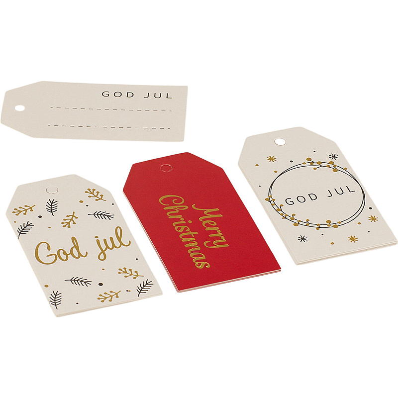 Home Gavemerkelapp 15-pk nisse Kraft