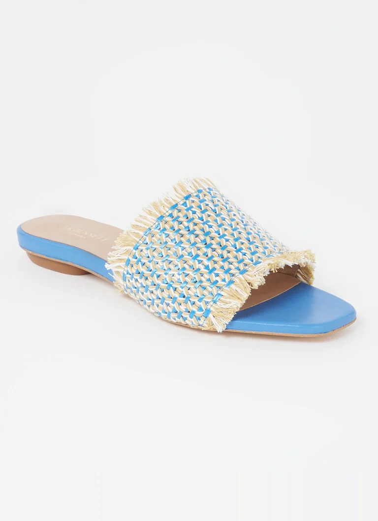 LKBennett Meera slipper with raffia details