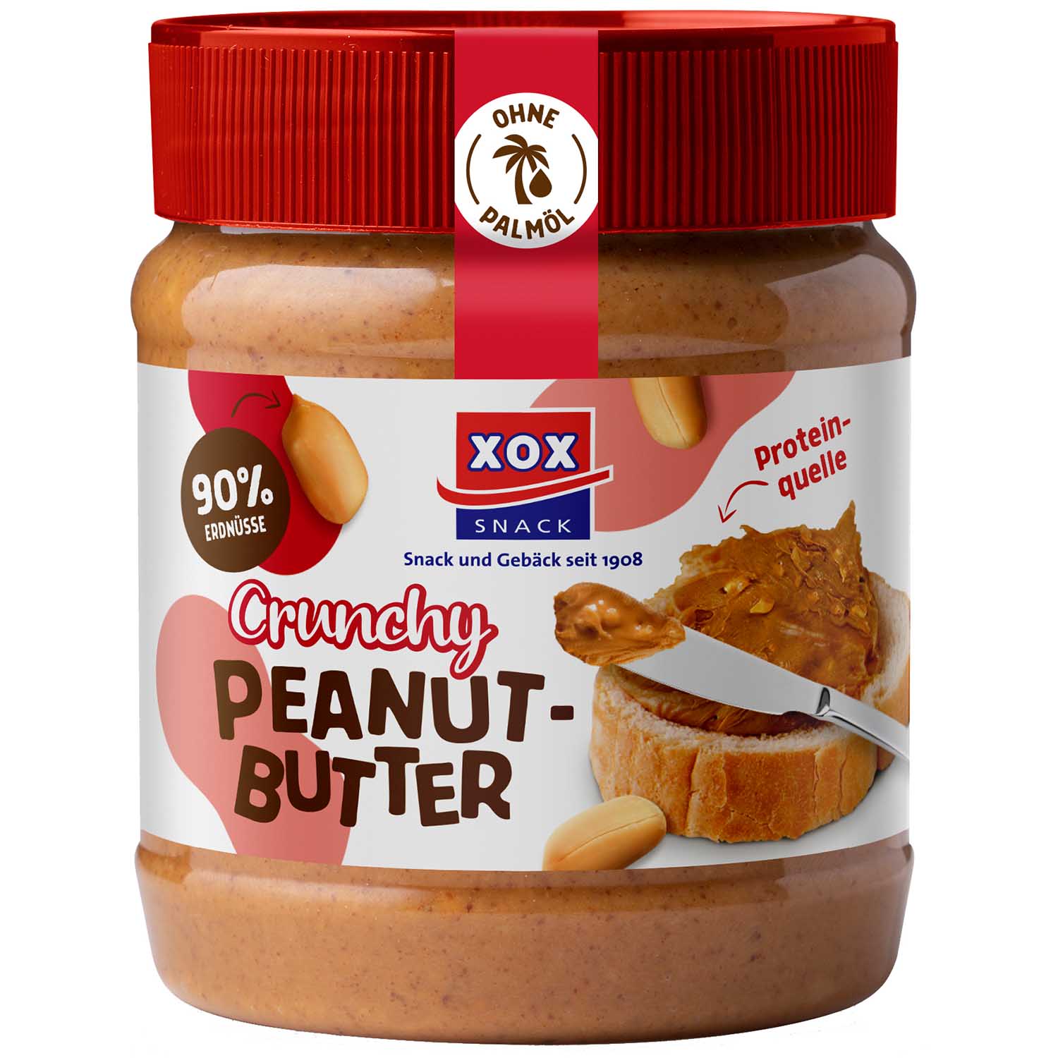 XOX Crunchy Peanut-Butter 350g