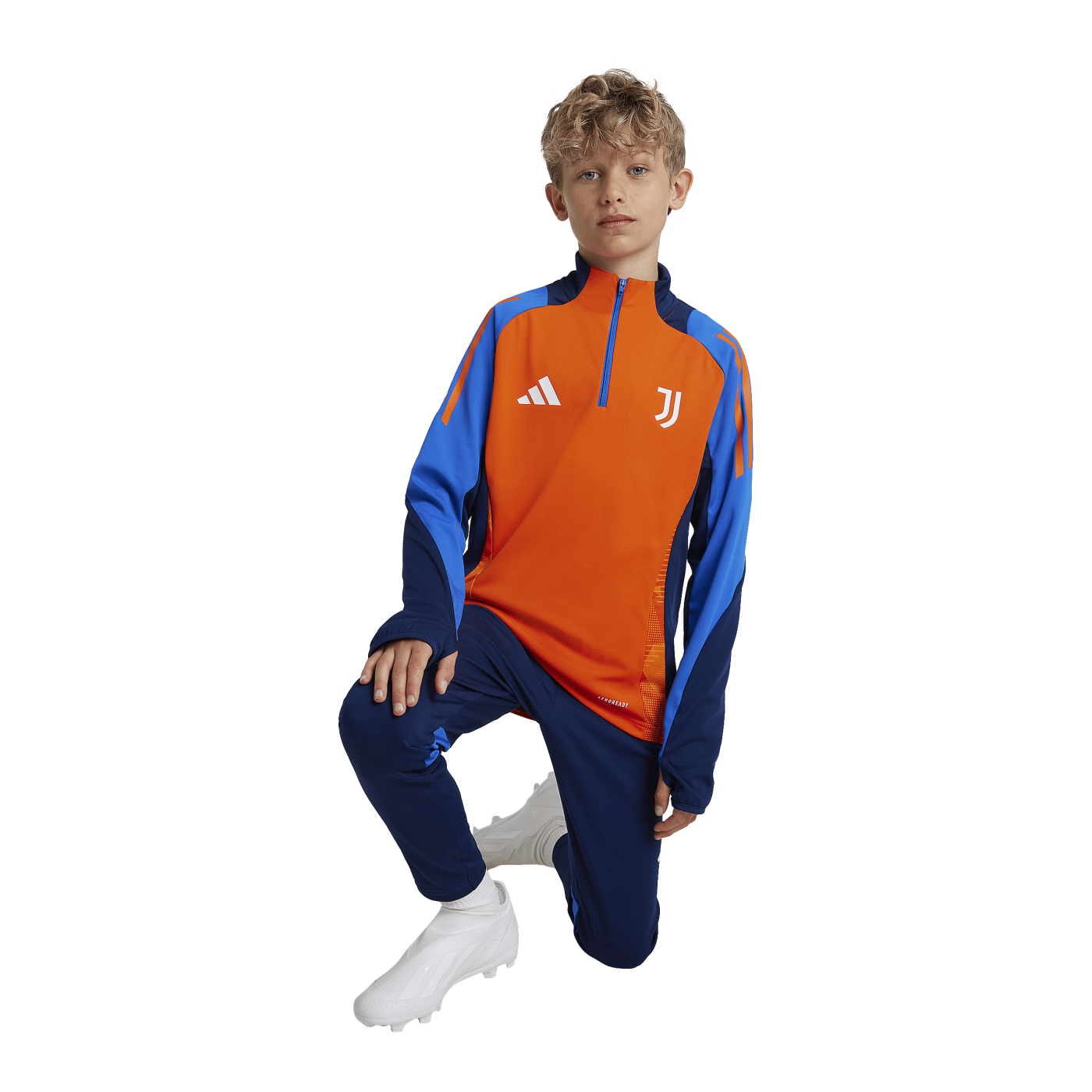 adidas Juventus Turin Sweatshirt Kids Orange