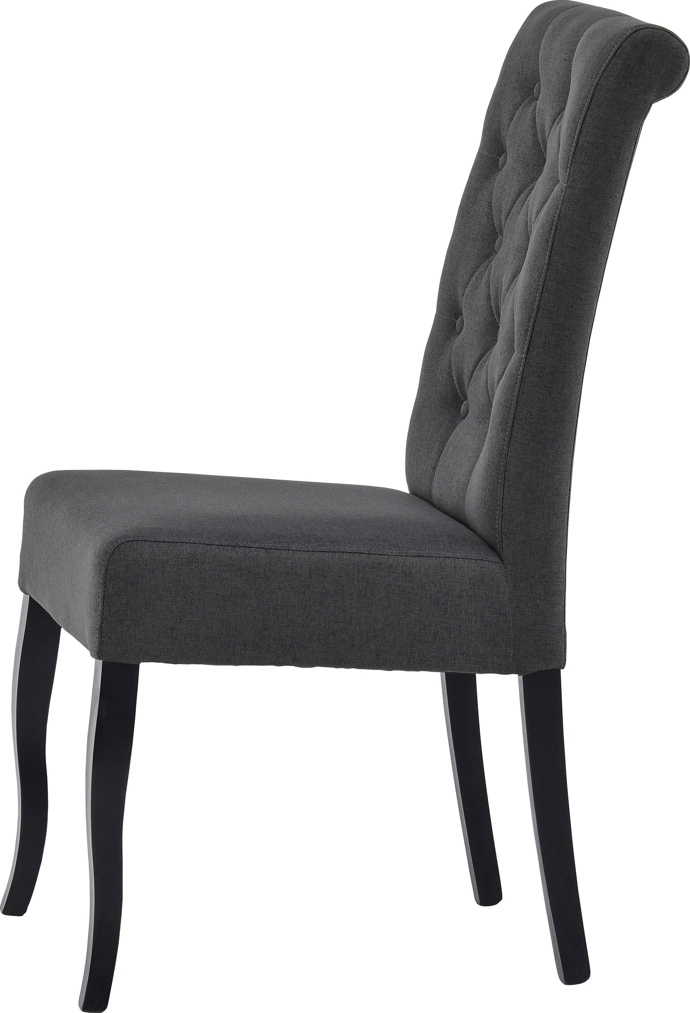 Home affaire 4-Fußstuhl Caputh (Set, 2 St), im 2er-Set, aus massiver Buche