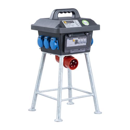Connectra 58.006.01 Verteilerkasten NANO-LF01, Vollgummigehäuse auf verzinktem Stahlrahmen