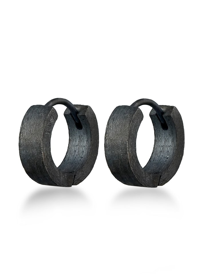 KUZZOI Ohrringe 925 Sterling Silber in Schwarz günstig kaufen onesize