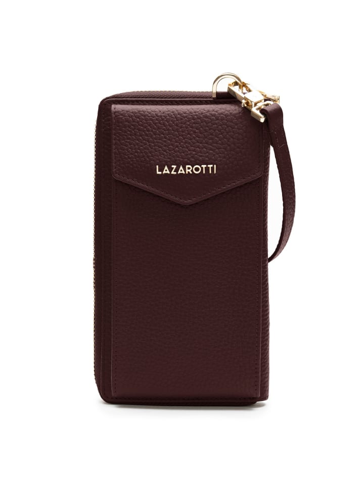 Lazarotti Bologna Leather Handytasche Leder 11 cm in burgundy günstig kaufen onesize