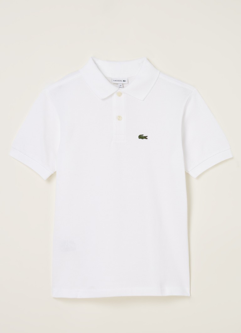 Lacoste polo krekls no pikē kokvilnas ar izšuvumu no logotipa