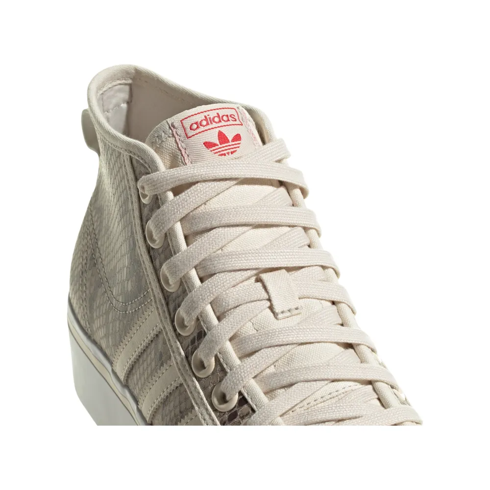 adidas Nizza Platform Mid W HQ1981 / weiss