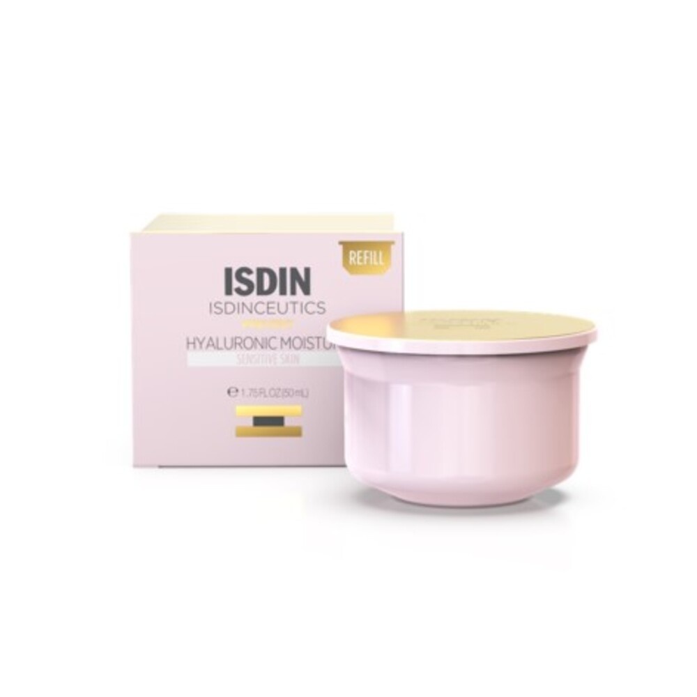 isdin Recharge Hyaluronic Moisture Peaux sensibles Crème de jour hydratante à l'acide hyaluronique Peaux Sensibles