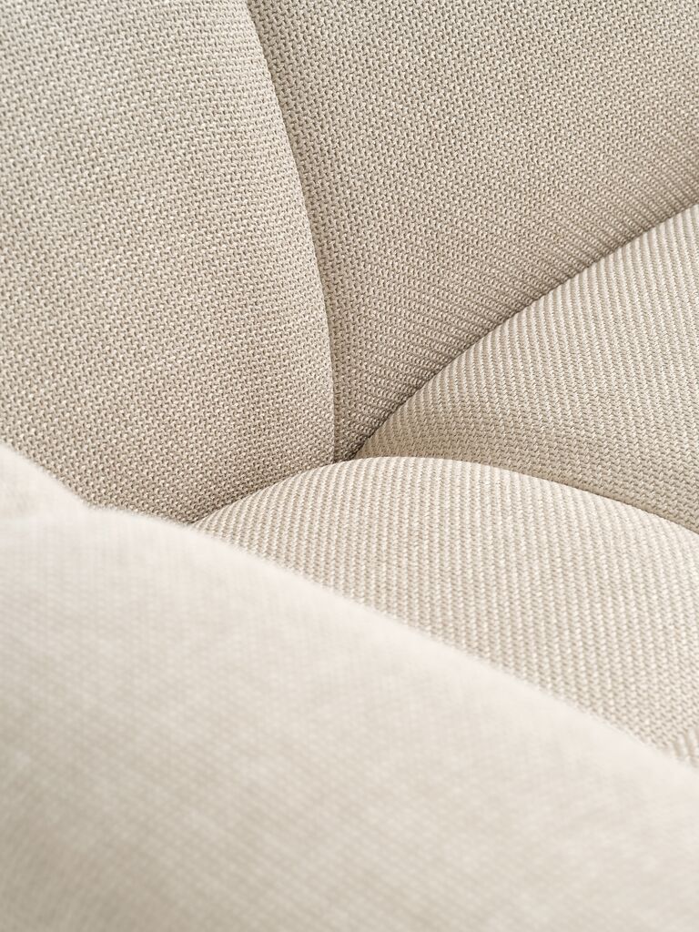 Sofa ALLESE z leżanką ALLESE prawa, beżowa tkanina