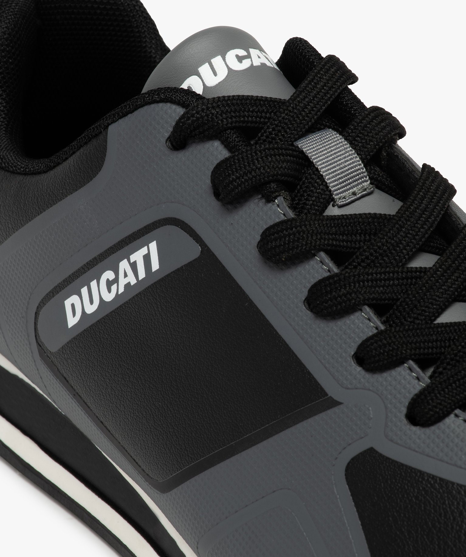 Baskets homme bicolores à lacets – Ducati New Split gris | GEMO