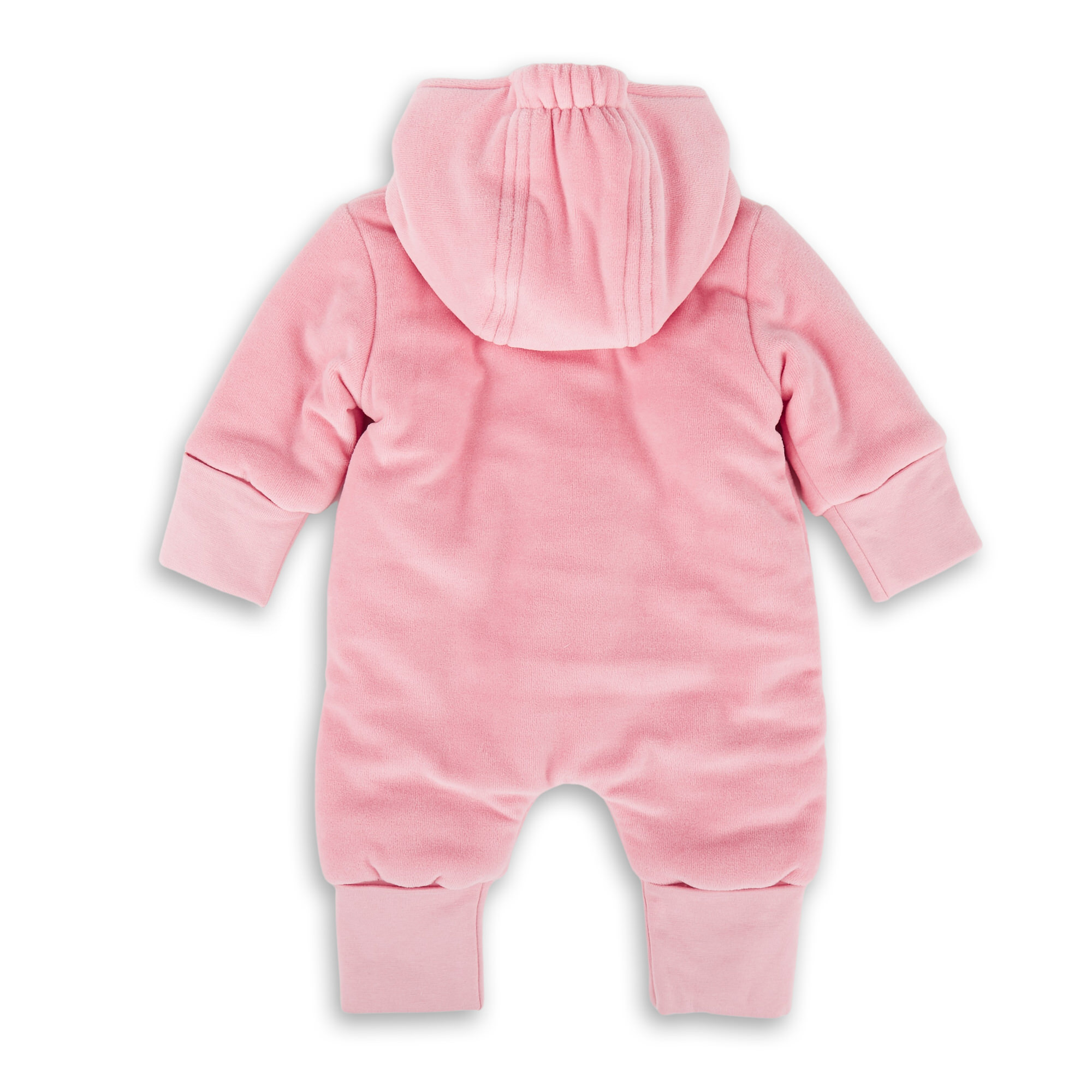 Rosa Baby Nickioverall, wattiert