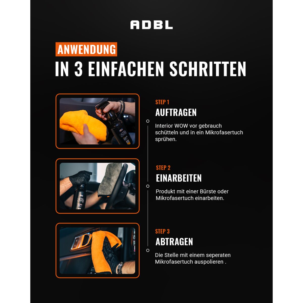 ADBL Interior WOW Kunststoffpflege Banana 5L
